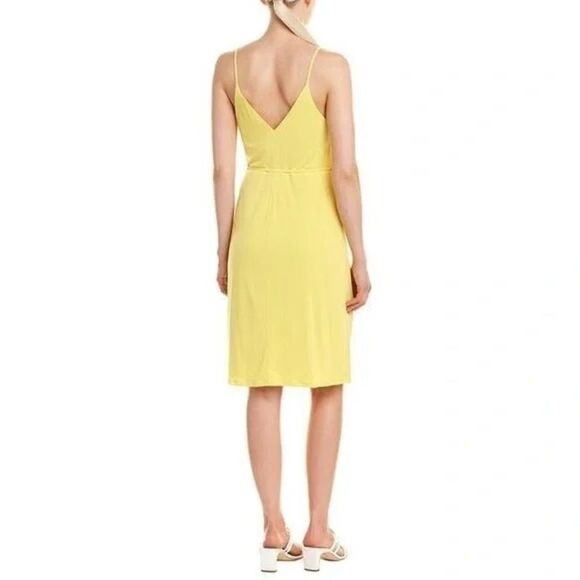 Bcbgeneration Lemonade Ruched Surplice Wrap Dress Size S Nwt - Picture 2 of 12